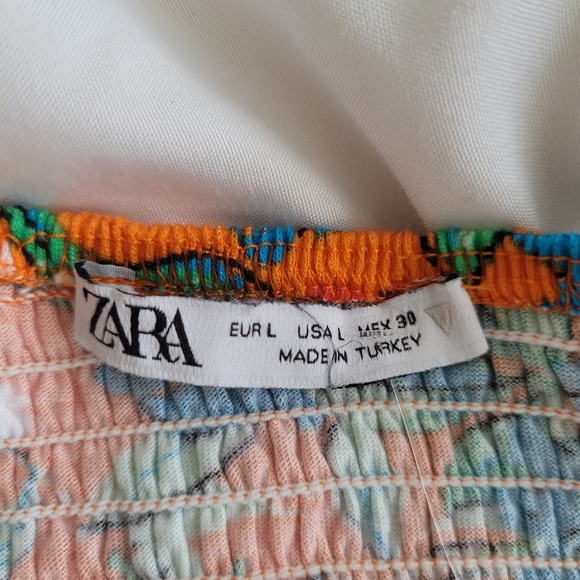 Zara Smocked Tube Top - Picture 9 of 10